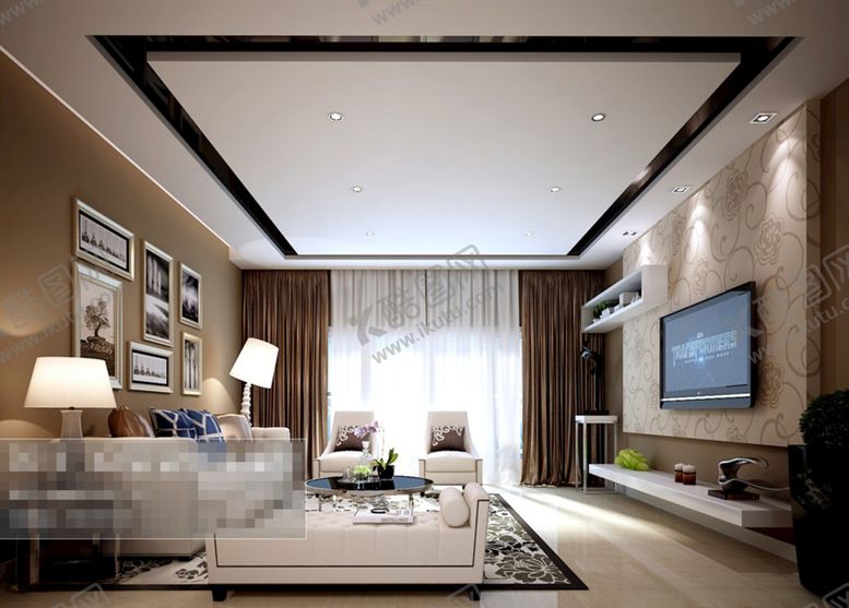 编号：98312910090153132716【酷图网】源文件下载-客厅空间