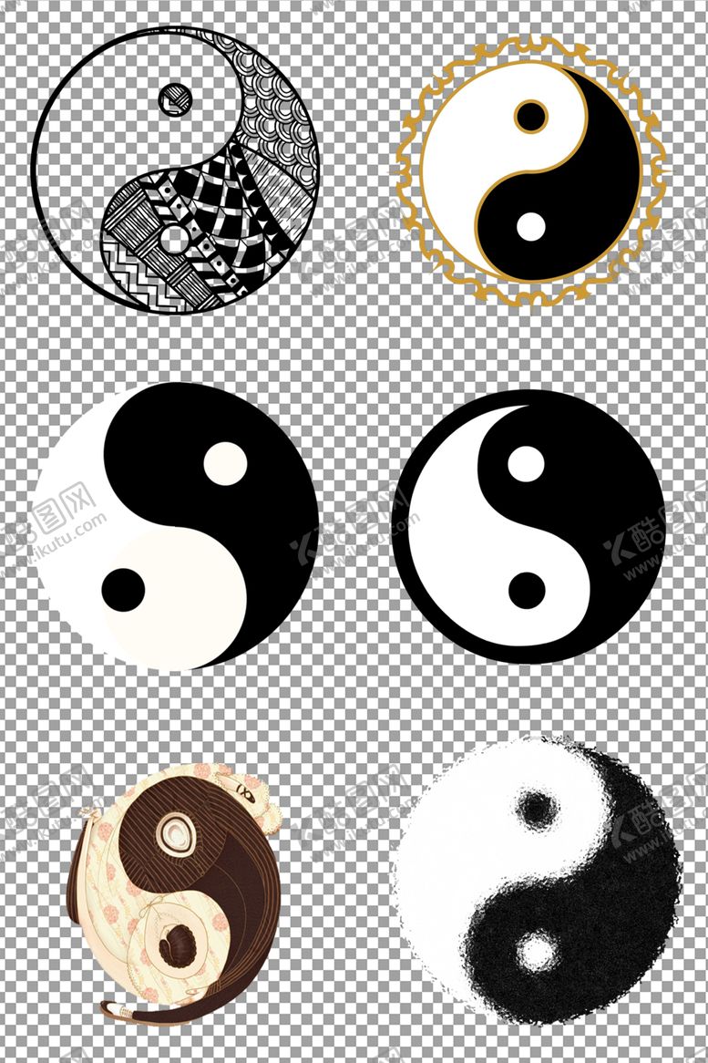 编号：56954609171708298938【酷图网】源文件下载-太极八卦图