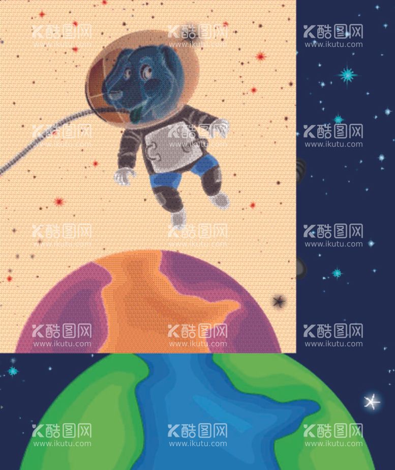 编号：79477311300620239087【酷图网】源文件下载-卡通宇宙太空图片