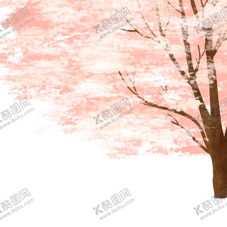 编号：35305803312155108507【酷图网】源文件下载-手绘樱花