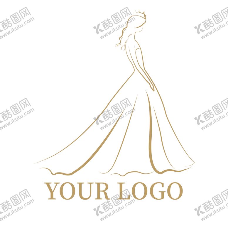 编号：25630709150456344216【酷图网】源文件下载-新娘婚庆logo设计