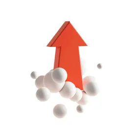 箭头3D图标图片黑色指示水晶