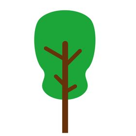 树木植物标志图形图标装饰素材