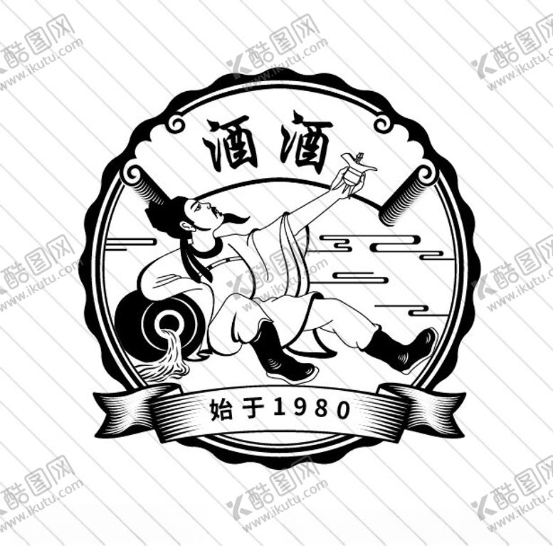 编号：63613402221850452027【酷图网】源文件下载-白酒标签