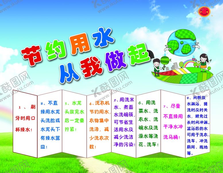 编号：85297210300846166515【酷图网】源文件下载-节约用水宣传展板展示
