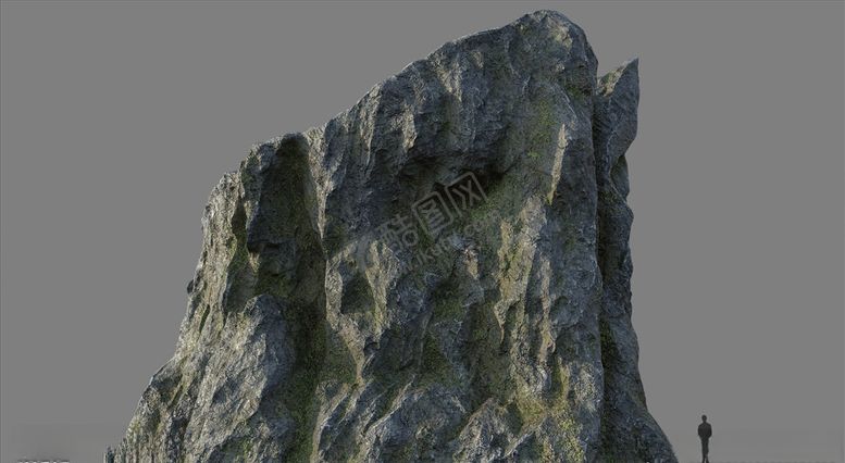 编号：40637804170947429642【酷图网】源文件下载-C4D模型岩石假山石头景观石