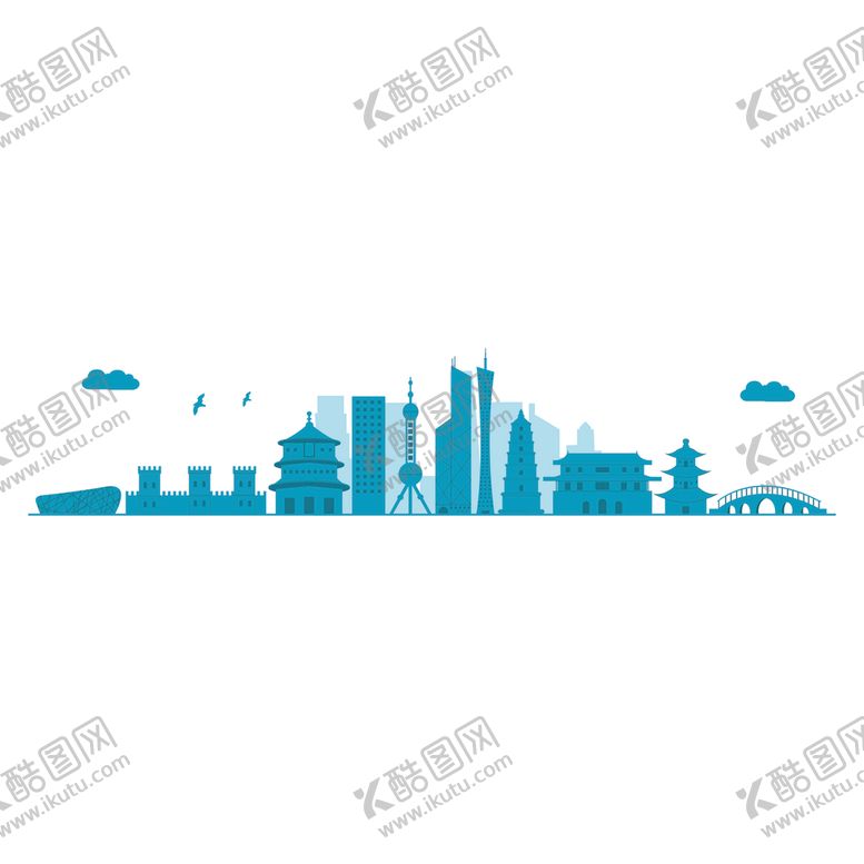 编号：99192306250310217982【酷图网】源文件下载-扁平城市
