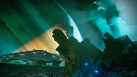 彩色动漫风景插画背景