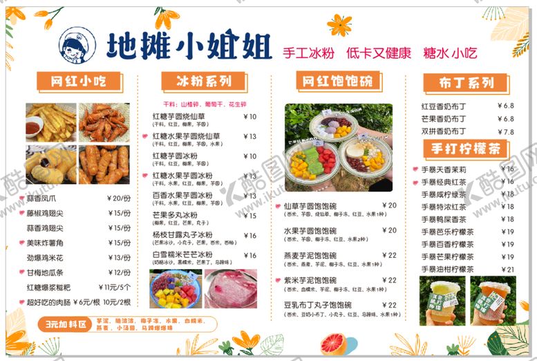 编号：02568709181400518241【酷图网】源文件下载-饮品菜单