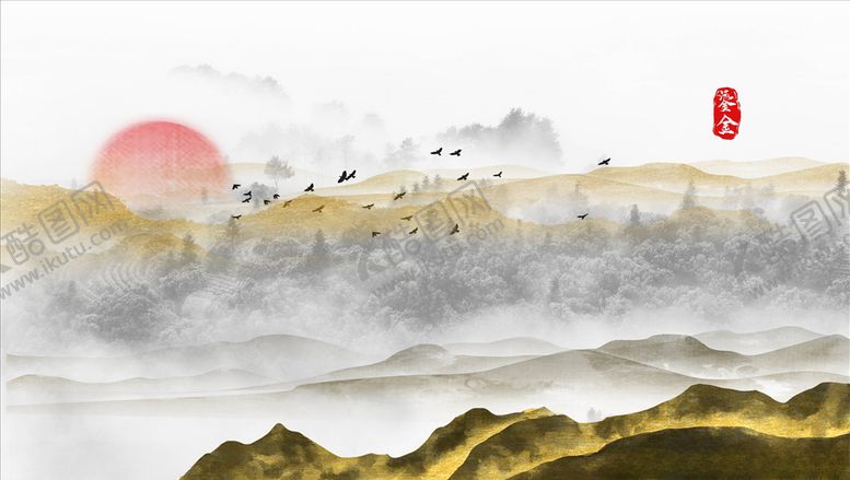 编号：43154005111940221406【酷图网】源文件下载-中国风背景