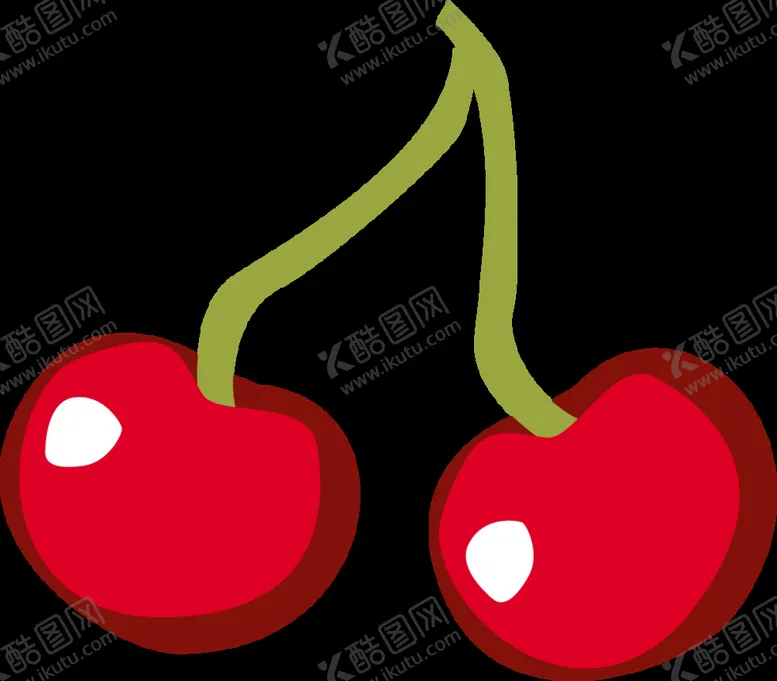 编号：44055509112244079121【酷图网】源文件下载-插画樱桃