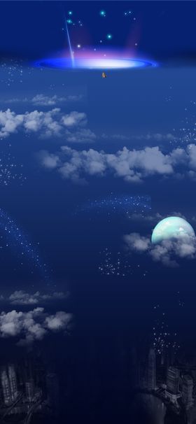 科技背景创意梦幻素材渐变