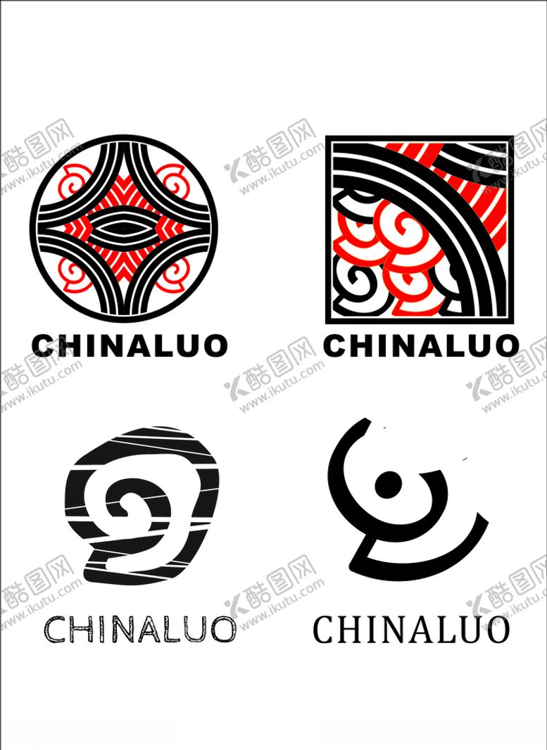 编号：75759010122330579876【酷图网】源文件下载-原创螺纹LOGO设计