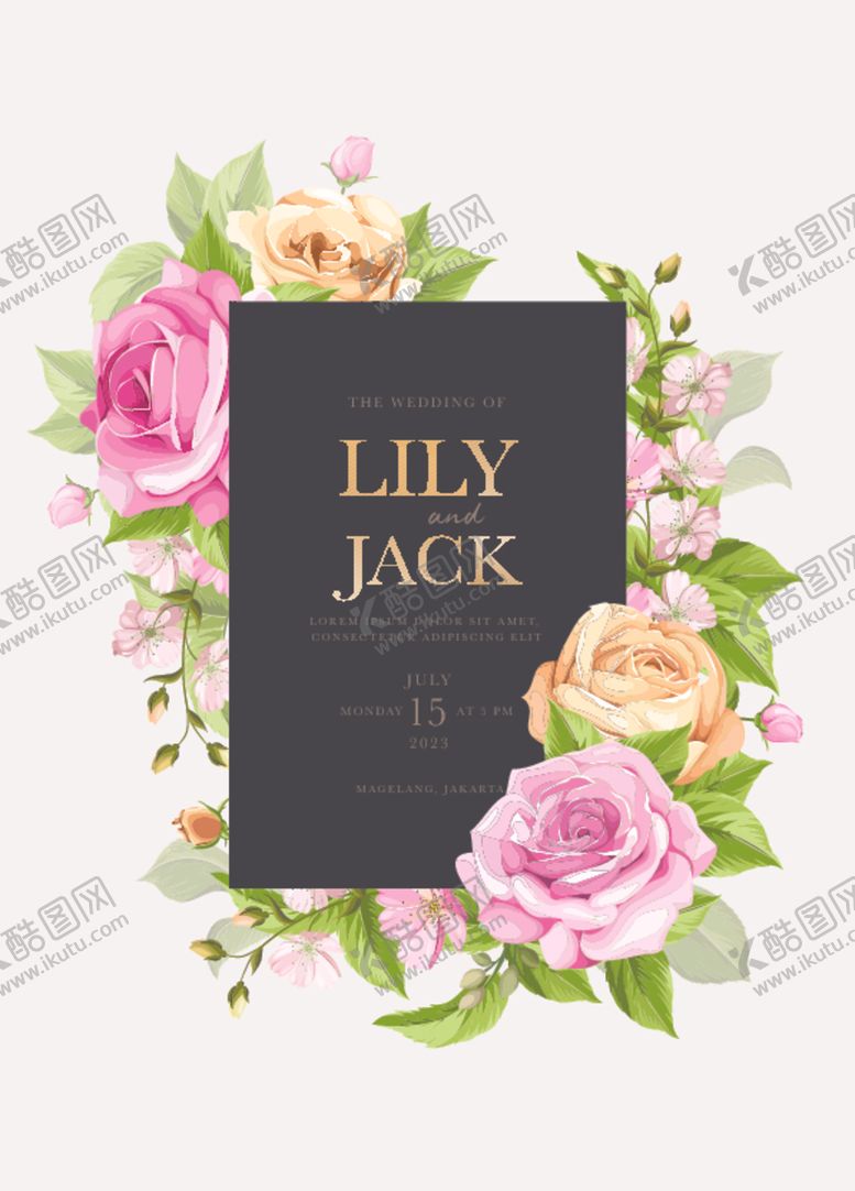 编号：27602010032247124759【酷图网】源文件下载-婚礼结婚请柬邀请函