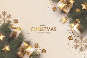 圣诞节素材爷爷雪花Christmas