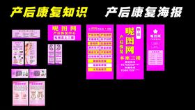 产后康复知识宣传海报
