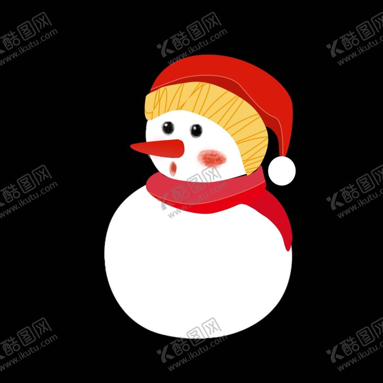 编号：16896605132129199272【酷图网】源文件下载-手绘雪人元素