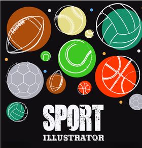 彩绘运动球类设计