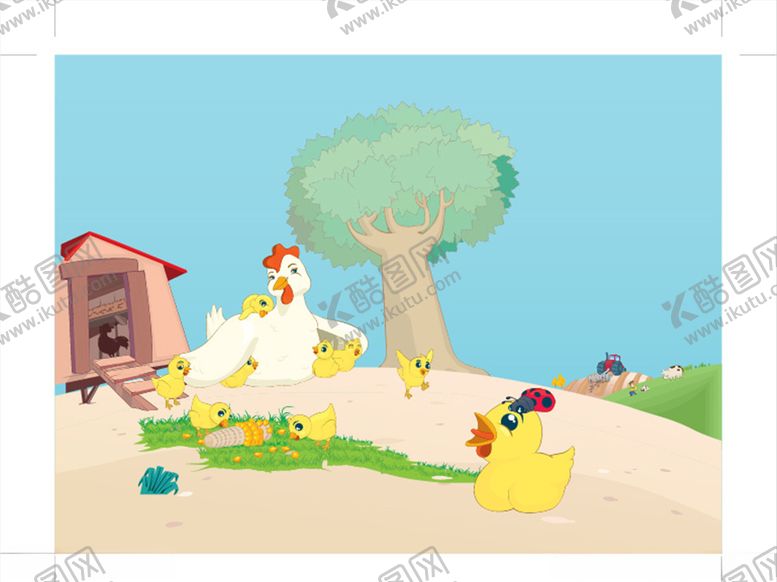 编号：45213610311932077690【酷图网】源文件下载-卡通公鸡