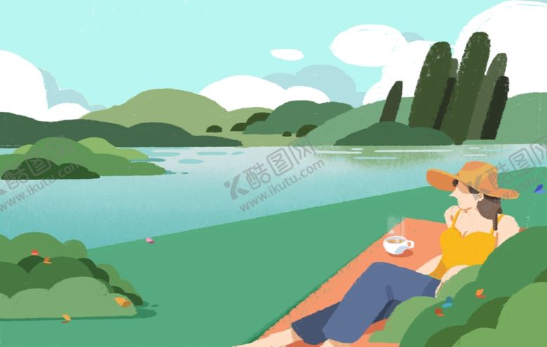 编号：44356309300003405699【酷图网】源文件下载-夏天你好