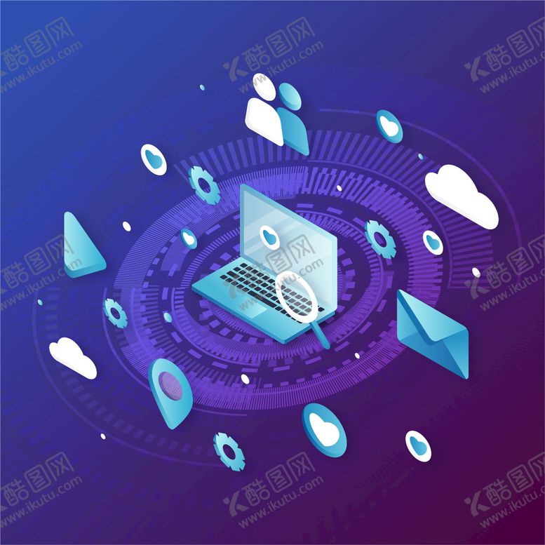 编号：21799211112316267854【酷图网】源文件下载-反重力科技元素背景