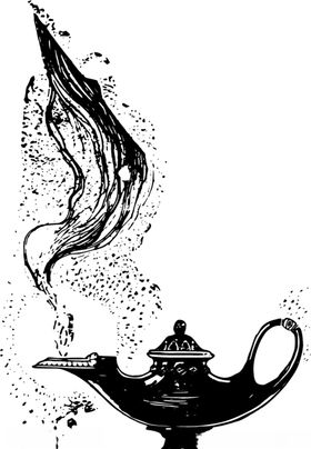 阿拉丁神灯插图