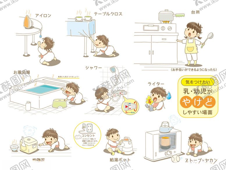 编号：36443611020941181341【酷图网】源文件下载-家庭日常清洁步骤图示