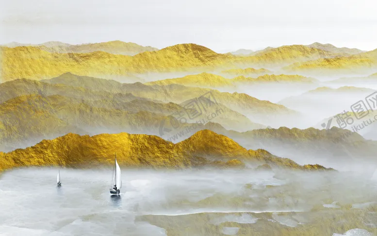 编号：62055209221741431600【酷图网】源文件下载-中式轻奢山水