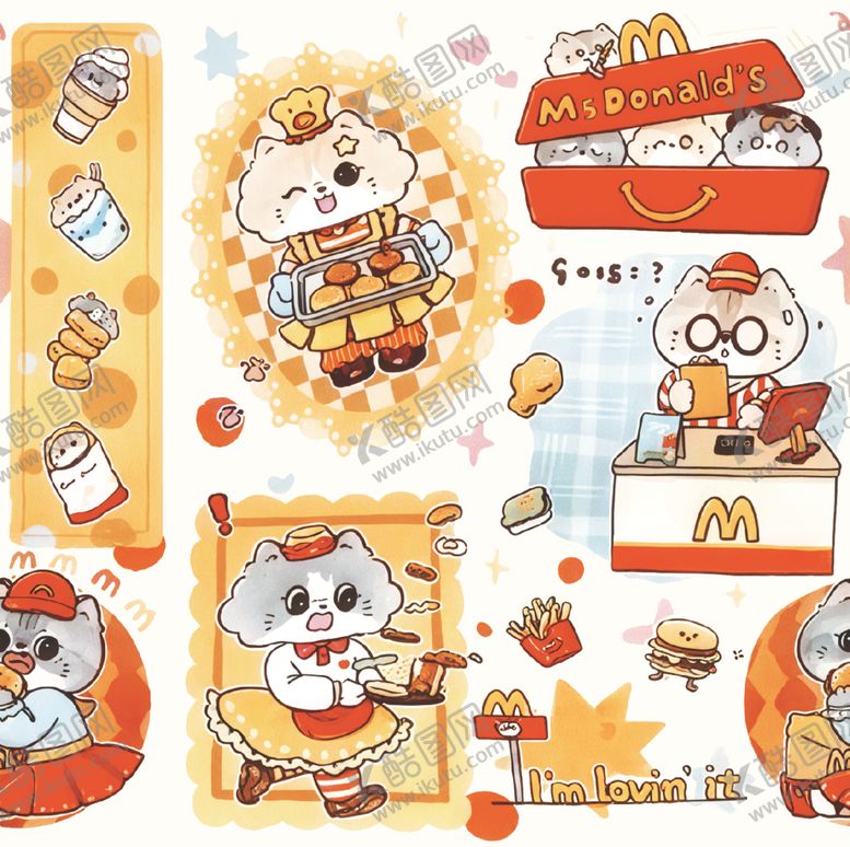 编号：98116611020815516269【酷图网】源文件下载-可爱招财猫插画素材