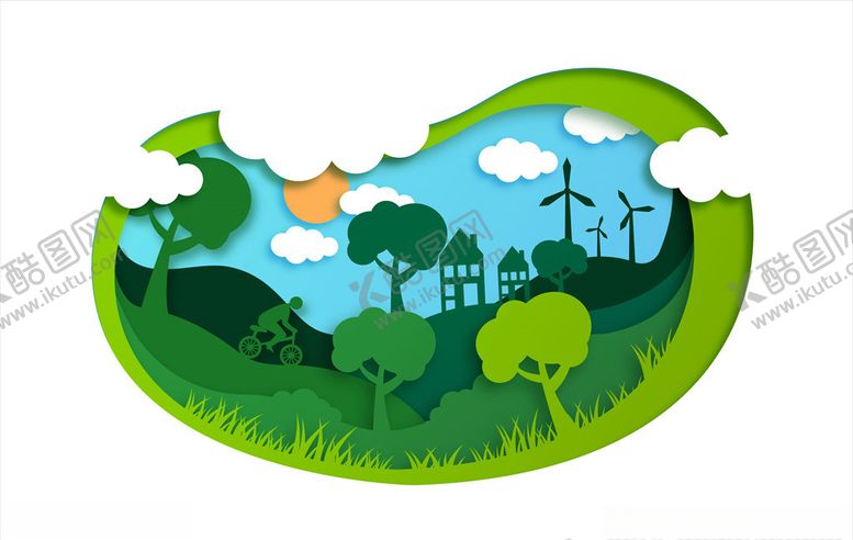 编号：55330309220537396580【酷图网】源文件下载-绿色出行