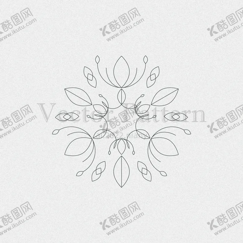 编号：48407310282132327982【酷图网】源文件下载-矢量AI装饰花纹图案