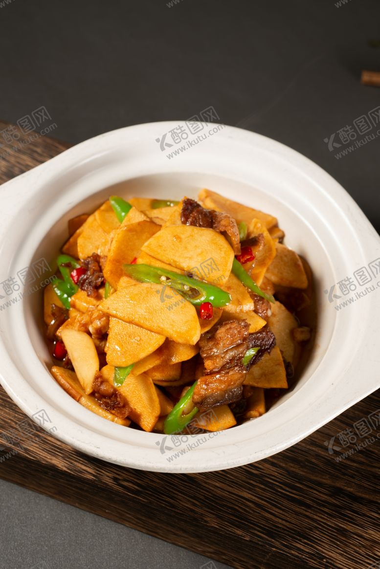 编号：27571012031914158808【酷图网】源文件下载-果笋炒肉片