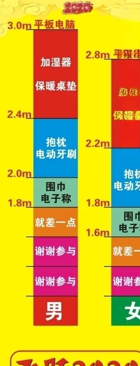 2020鼠年立定跳远垫板