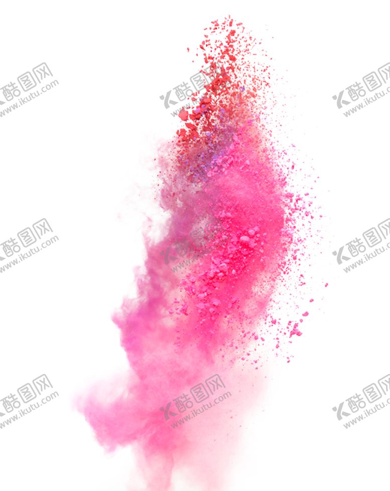 编号：44524607030058087150【酷图网】源文件下载-红色粉末喷墨素材