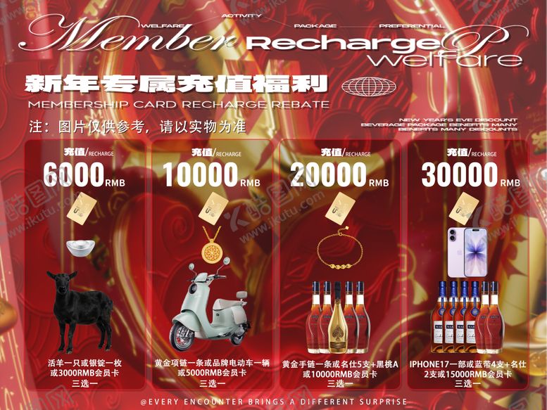 编号：89504101090013239125【酷图网】源文件下载-酒吧新年充值展板