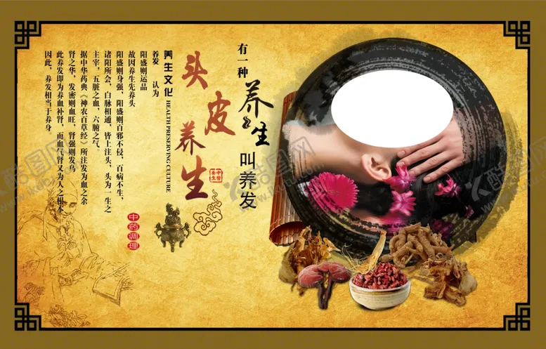 编号：50742506232343422120【酷图网】源文件下载-植物养发海报