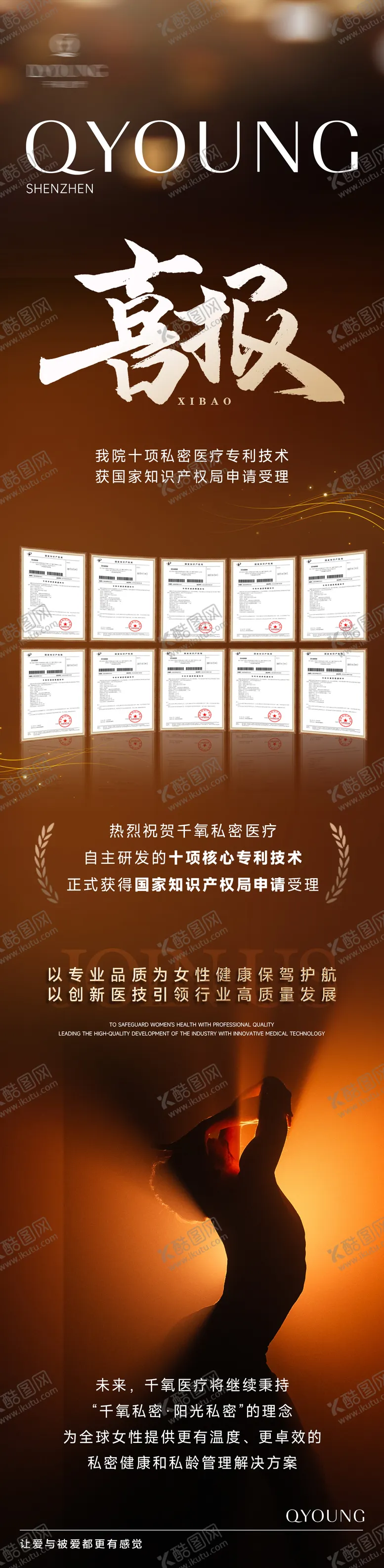 编号：20587609021352103231【酷图网】源文件下载-医美私密专利喜报长图