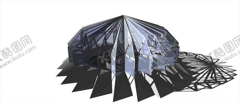 编号：47381409222359198628【酷图网】源文件下载-会展中心体育馆模型