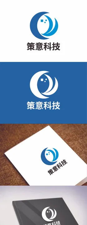 科技标识设计现代字母简约