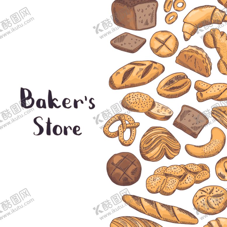 编号：67338410290724109276【酷图网】源文件下载-面包