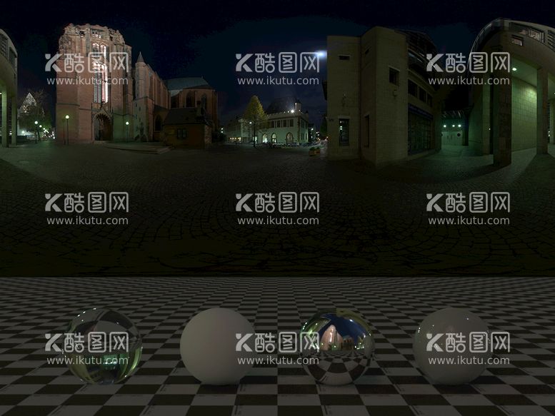 编号：63809411280448472446【酷图网】源文件下载-C4D城市夜景贴图HDR贴图