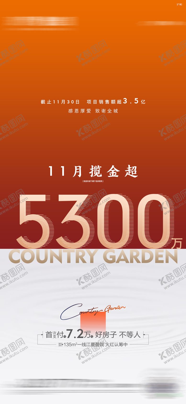 编号：76127202190223108625【酷图网】源文件下载-地产热销数据喜报海报