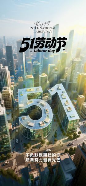 51劳动节创意海报