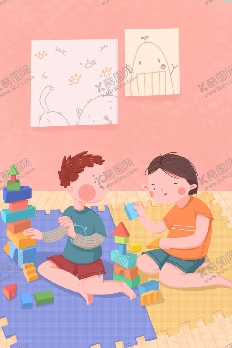 编号：14567109091730314921【酷图网】源文件下载-儿童插画