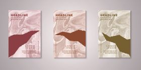 时尚画册封面创意几何背景潮流炫彩素材