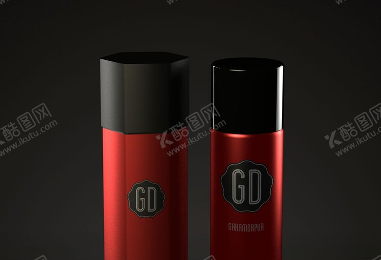 编号：59521310110210452563【酷图网】源文件下载-化妆品洗浴用品包装效果样机