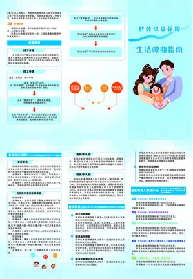 生活援助指南宣传折页