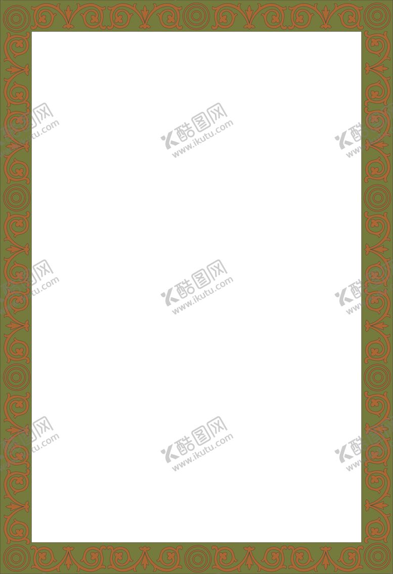 编号：42414706270324331194【酷图网】源文件下载-简约花纹边框