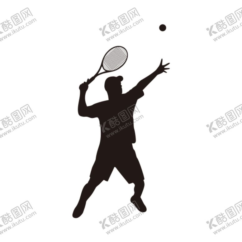 编号：27567309092302467385【酷图网】源文件下载-打网球