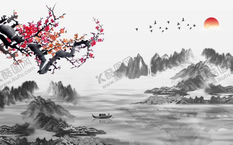 编号：15814807091750547732【酷图网】源文件下载-山水画
